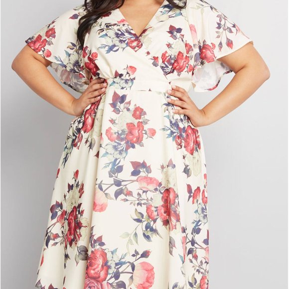 Modcloth Dresses & Skirts - ModCloth Short Sleeved Floral Print Dress
